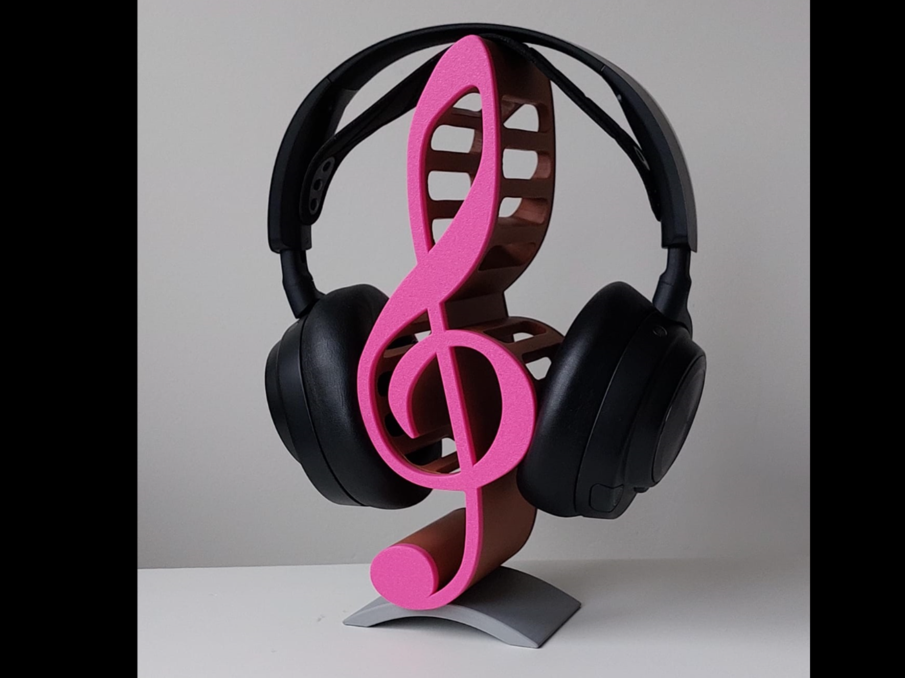 ყურსასმენების სადგამი - ვიოლინოს გასაღები